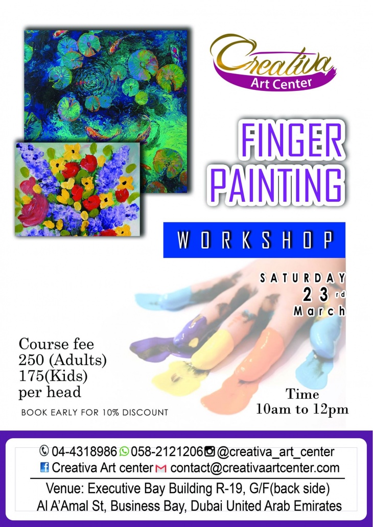 Finger Painting Tickikids Dubai